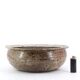 Large hollow stoneware dish by Cécile Dein, 1960s