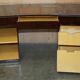 Bureau Art Déco Ralph Lauren Macassar & cuir
