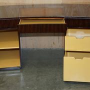 Art Deco Desk Ralph Lauren Macassar & leather