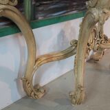 Console Louis XV en bois naturel XIXème