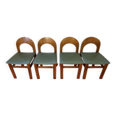Ensemble de 4 chaises de salle à manger Arcadia par Caraceni pour Tagliabue