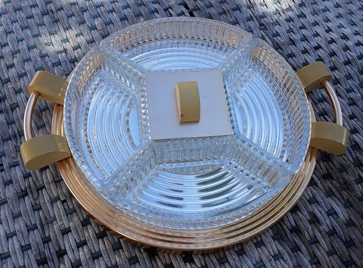 Aperitif tray of the 50's - vintage
