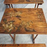 Set of 4 nesting tables Art Nouveau 1930s