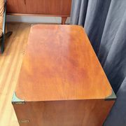 Campaign military chest of drawers and writing desk, Great Britain, 1950s