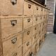 Notary's trade furniture with oak valve