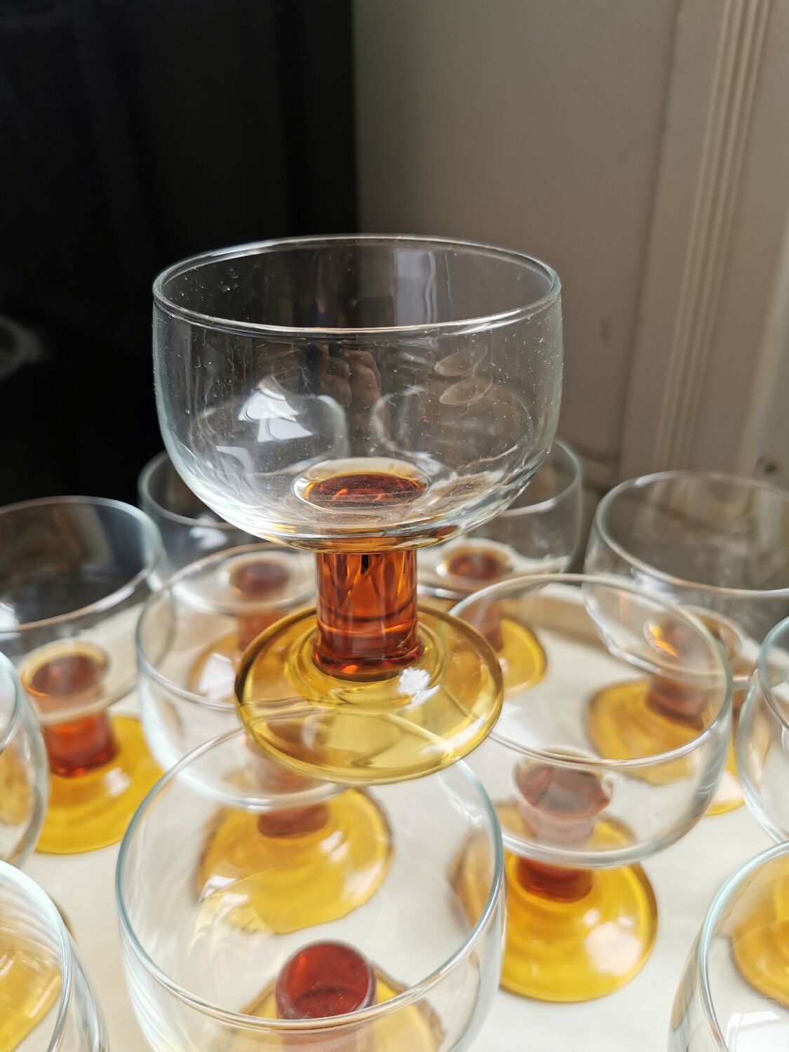 Lot of 12 vintage glasses