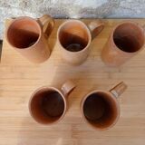 5 handmade mugs France
