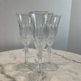 Three champagne flutes