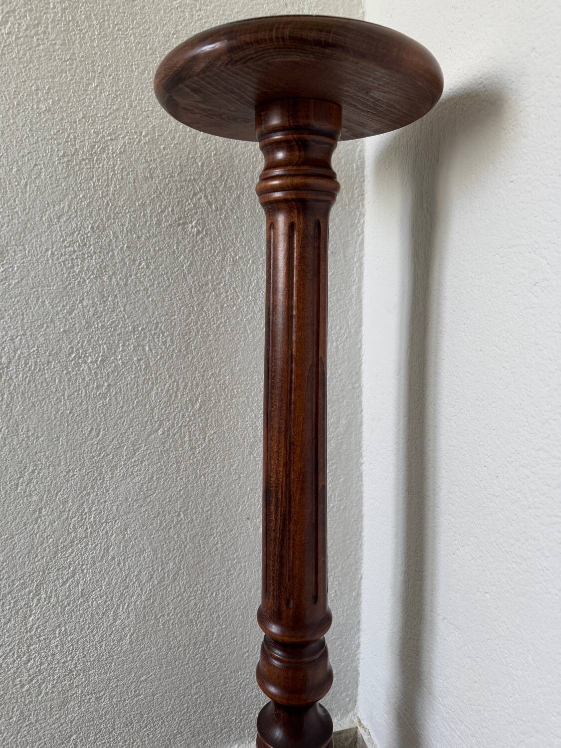 Vintage carved wooden column