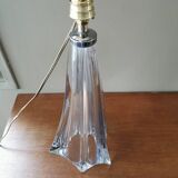 Large vintage crystal lamp base