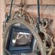 Miroir style victorien en bronze, d'epoque