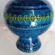 Vase aldo londi bitossi rimini blue ep 1960/70 italy