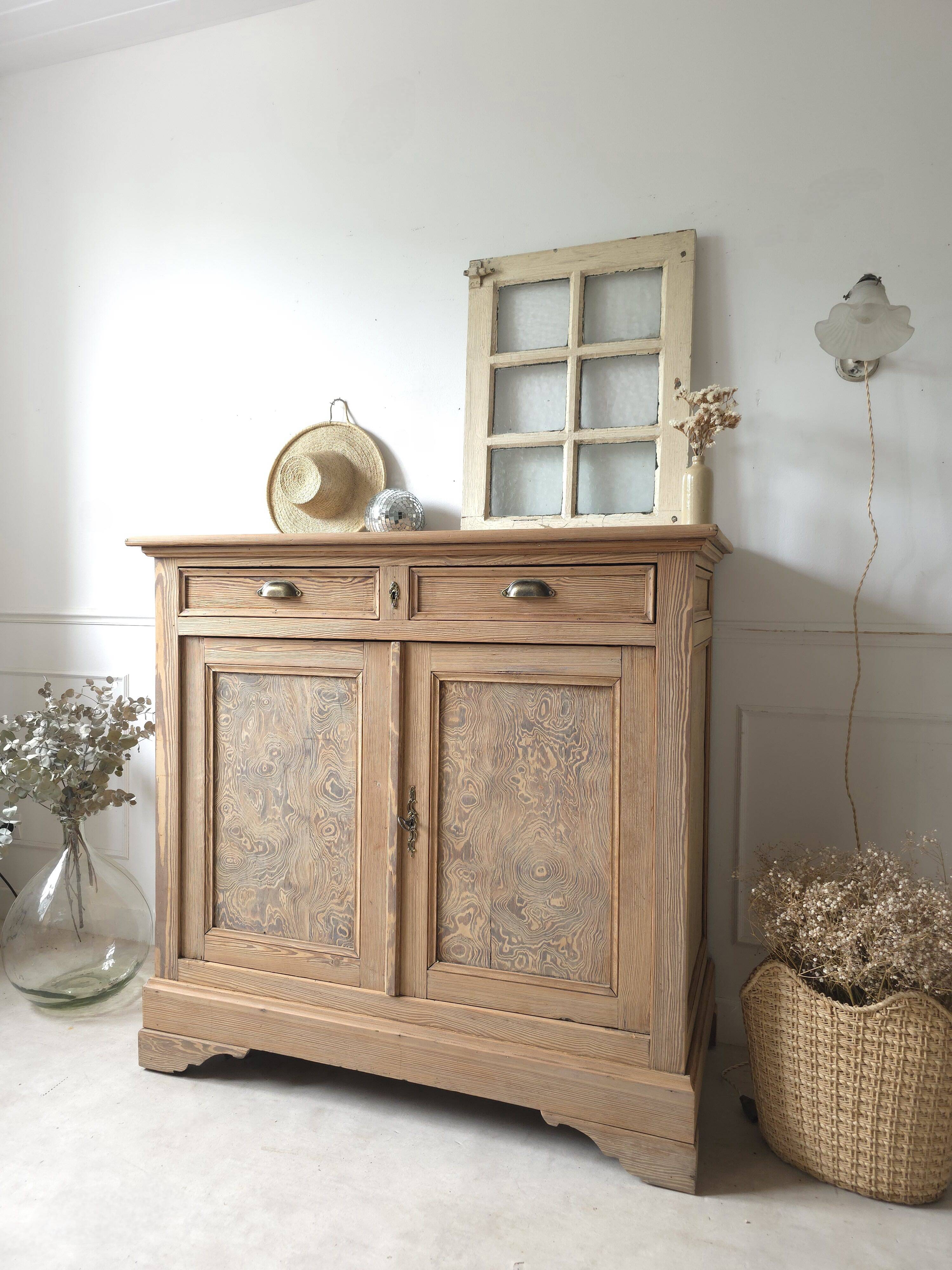 Antique wooden sideboard