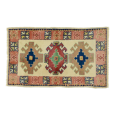 Tapis vintage anatolien fait main 130 cm x 78 cm