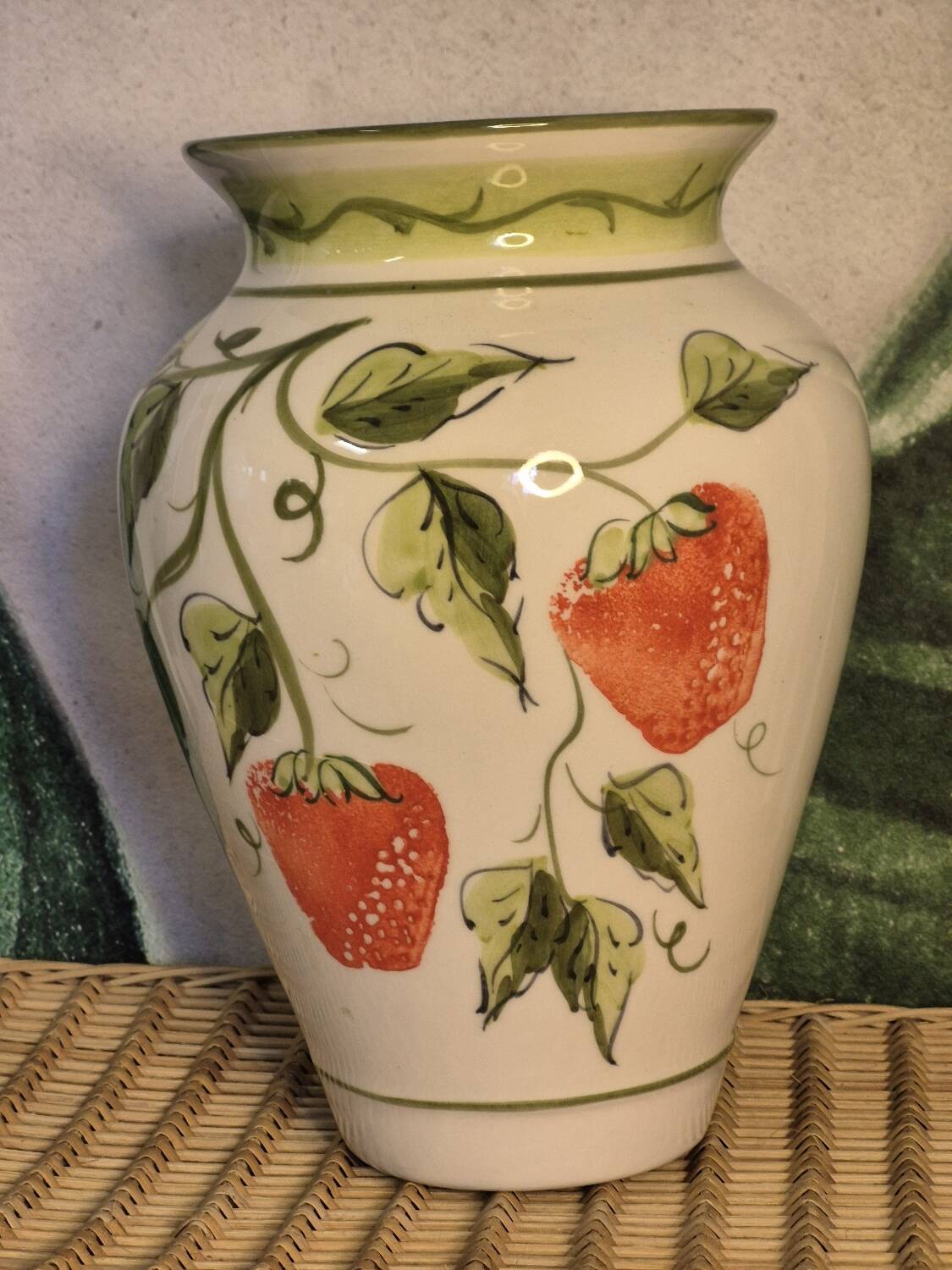 Strawberry vase