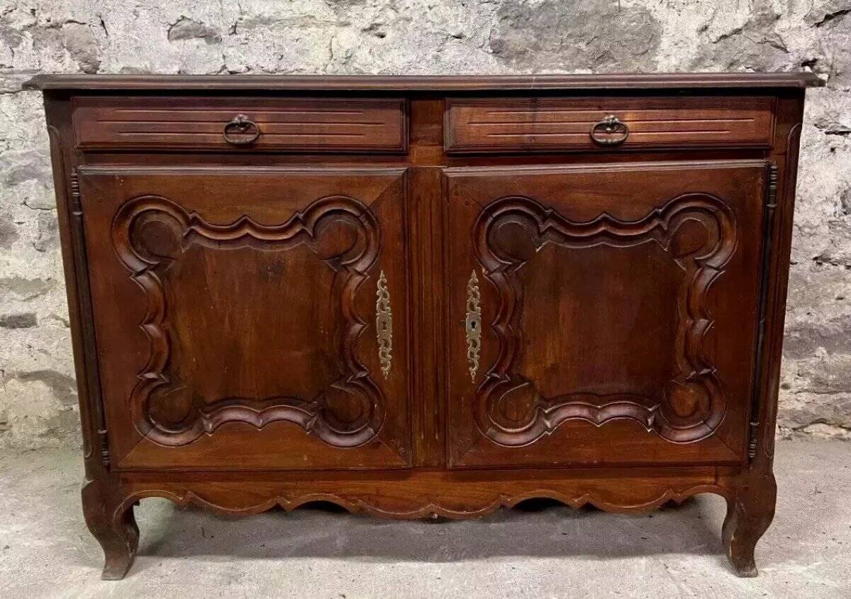 Louis XV style buffet in solid oak