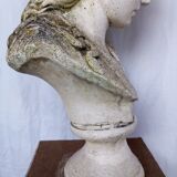 Bust of Minerva in reconstituted stone