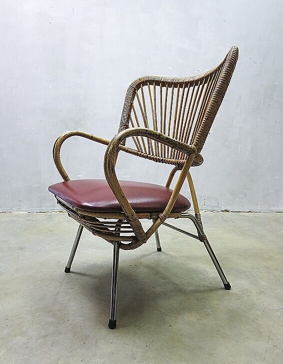 Armchair in rattan Rohe