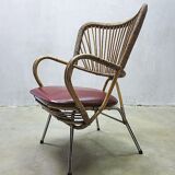 Armchair in rattan Rohe