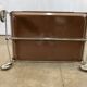 Vintage chrome folding wheel dessert