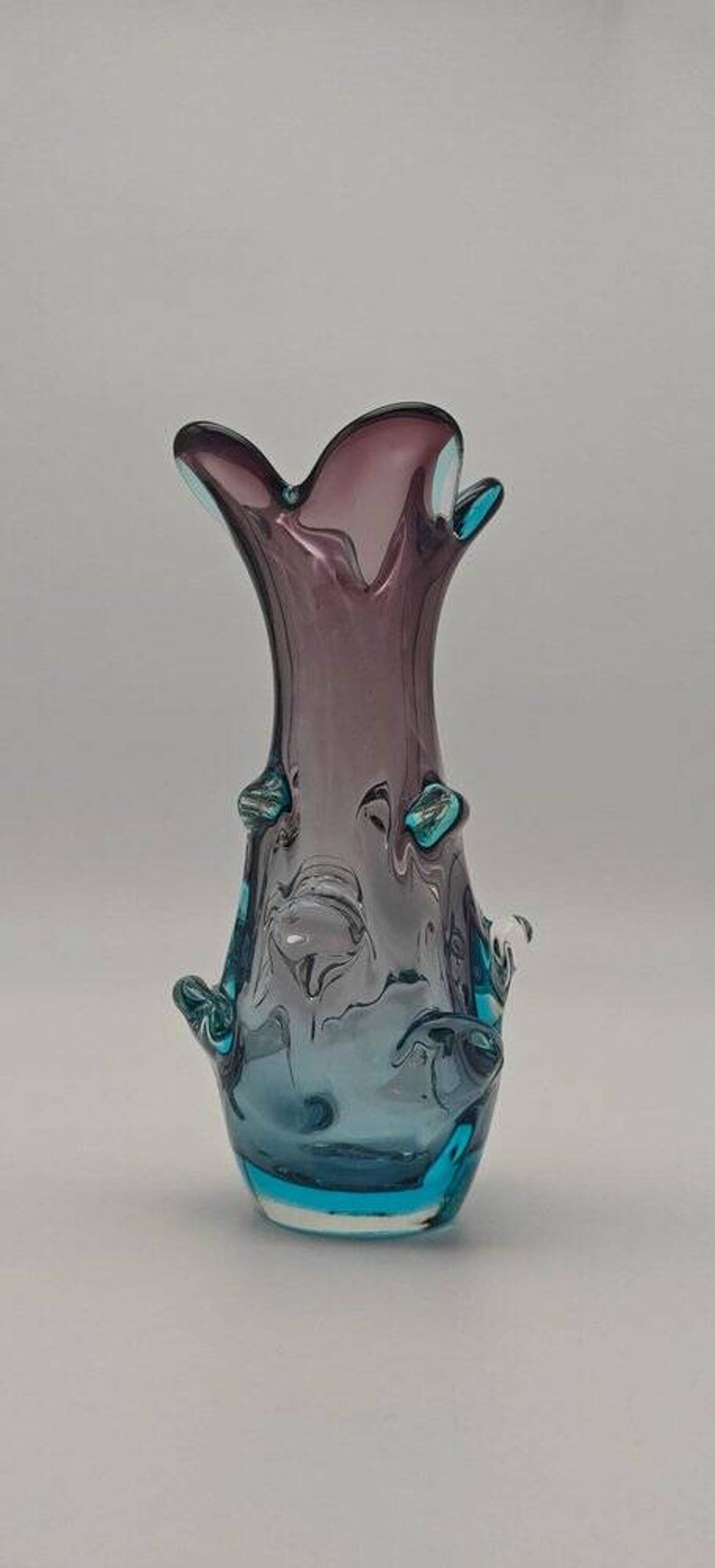 Vase vintage par Jan Beranek pour Skrdlovice, années 1950
