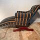 Dr Pascaud's Le Surrepos lounge chair, 1920s velvet chaise longue