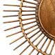 1960s Rattan Sun Mirror France