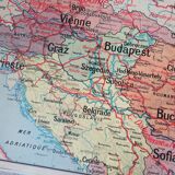 Old school map Vidal Lablache No. 32 Danubian States.