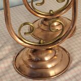 Copper candle holder