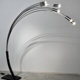 Vintage Floor Lamp • Arc • Beltrami & Gencarelli • Ricerca New Design • Chromed Metal • 1970