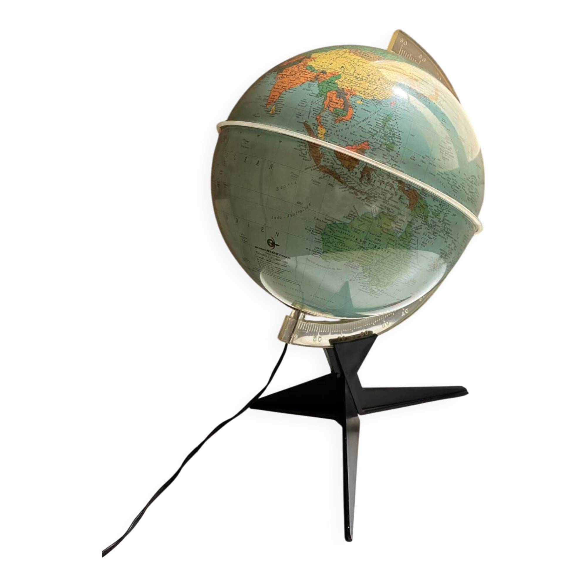 Globe tripod, made in Italy by Rico Firenze 1960