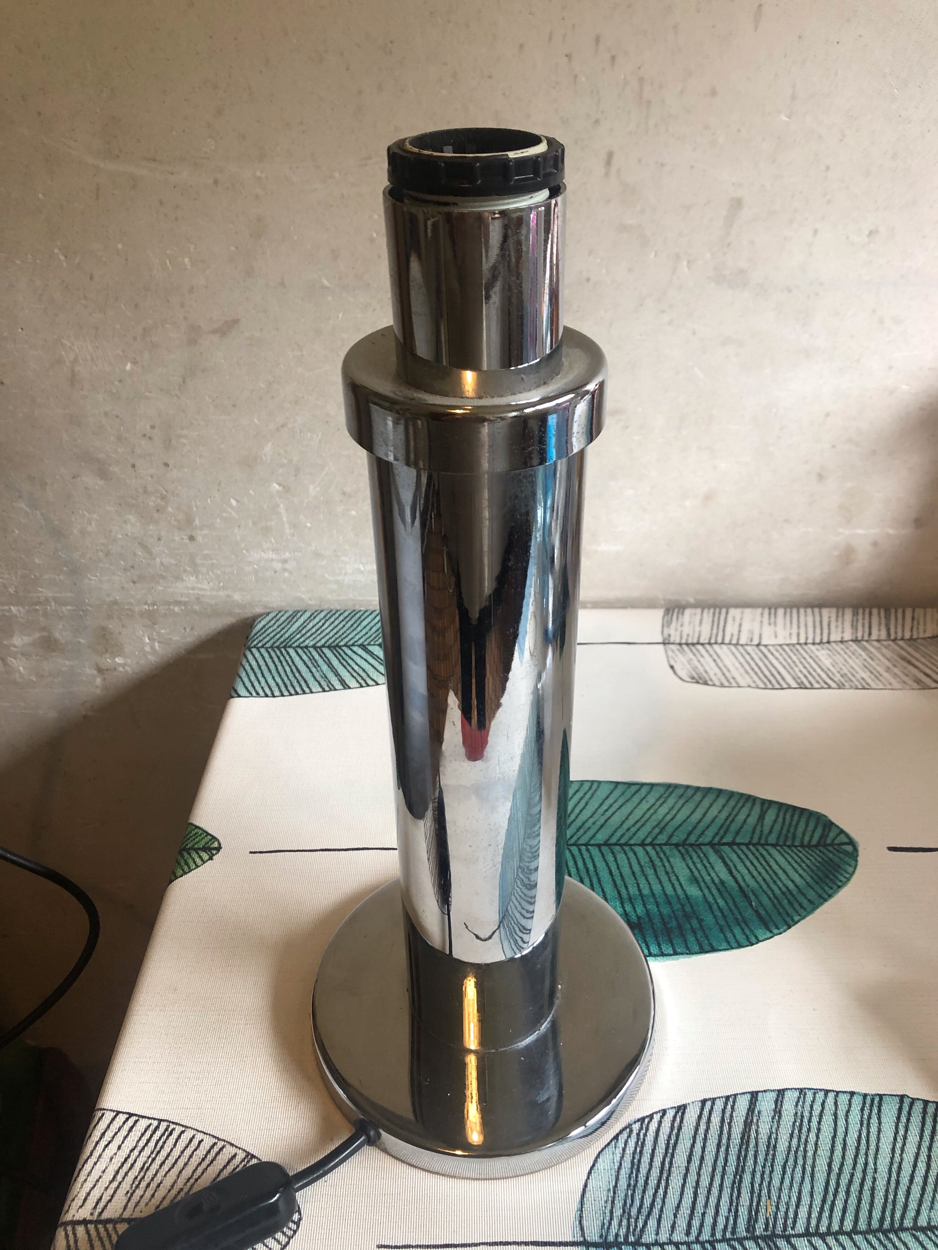 Lamp Space age Design chrome 70s
