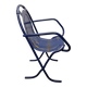 Vintage Harry Sebel Stak A Bye Chair Blue, 1950s