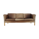 1960s Georg Thams Leather 3-Seather Sofa