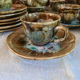 Gaston Gaubier Morvan stoneware coffee set