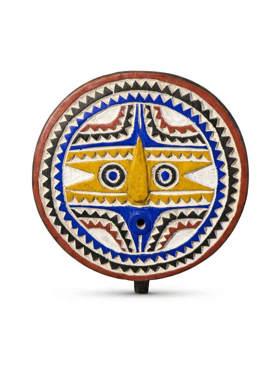 The Solar Pentacle — 5 wall masks Ø40cm