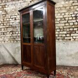 Louis XVI Style Mahogany Showcase XIX Eme Century
