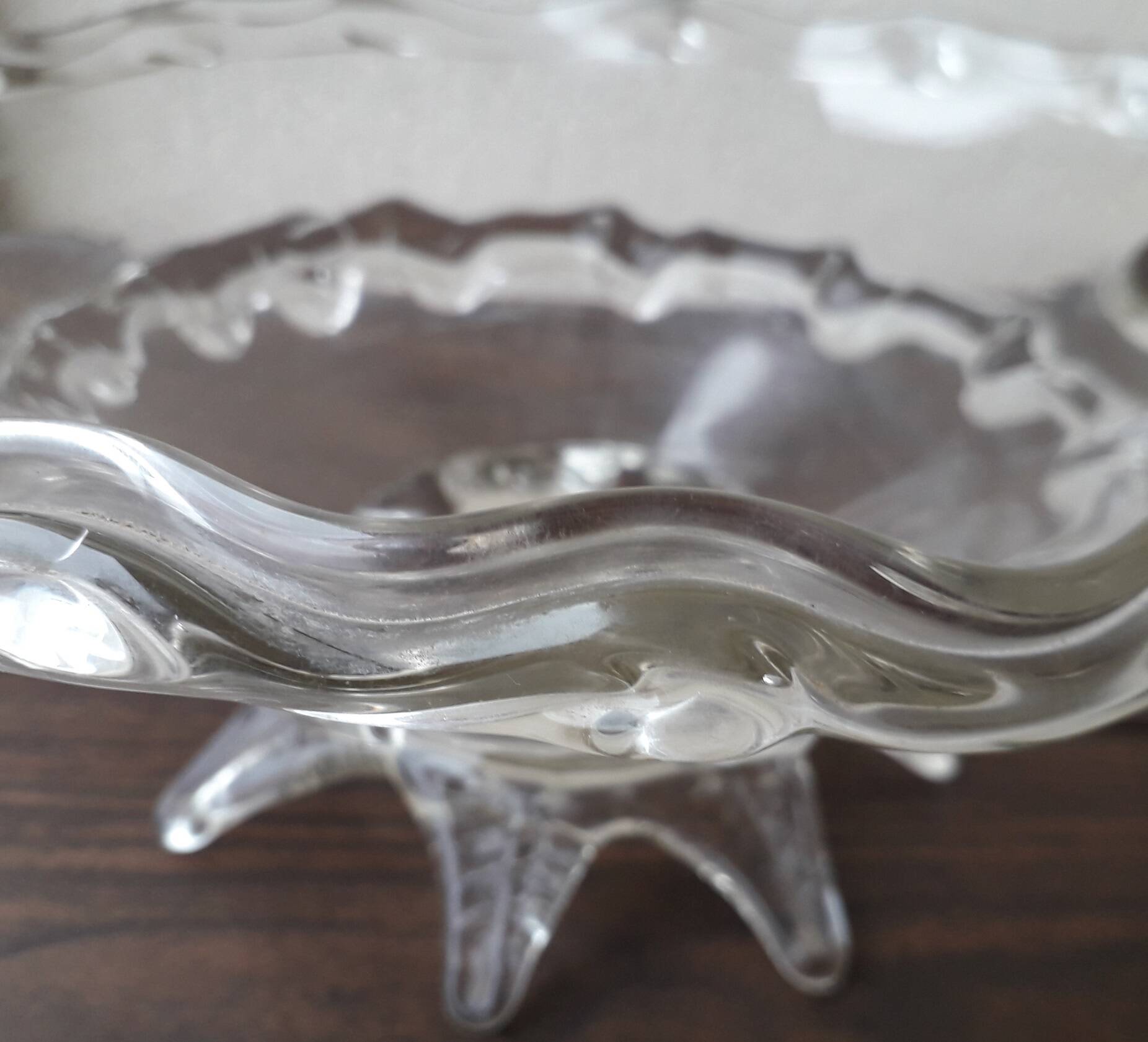 Coupe à fruits en verre