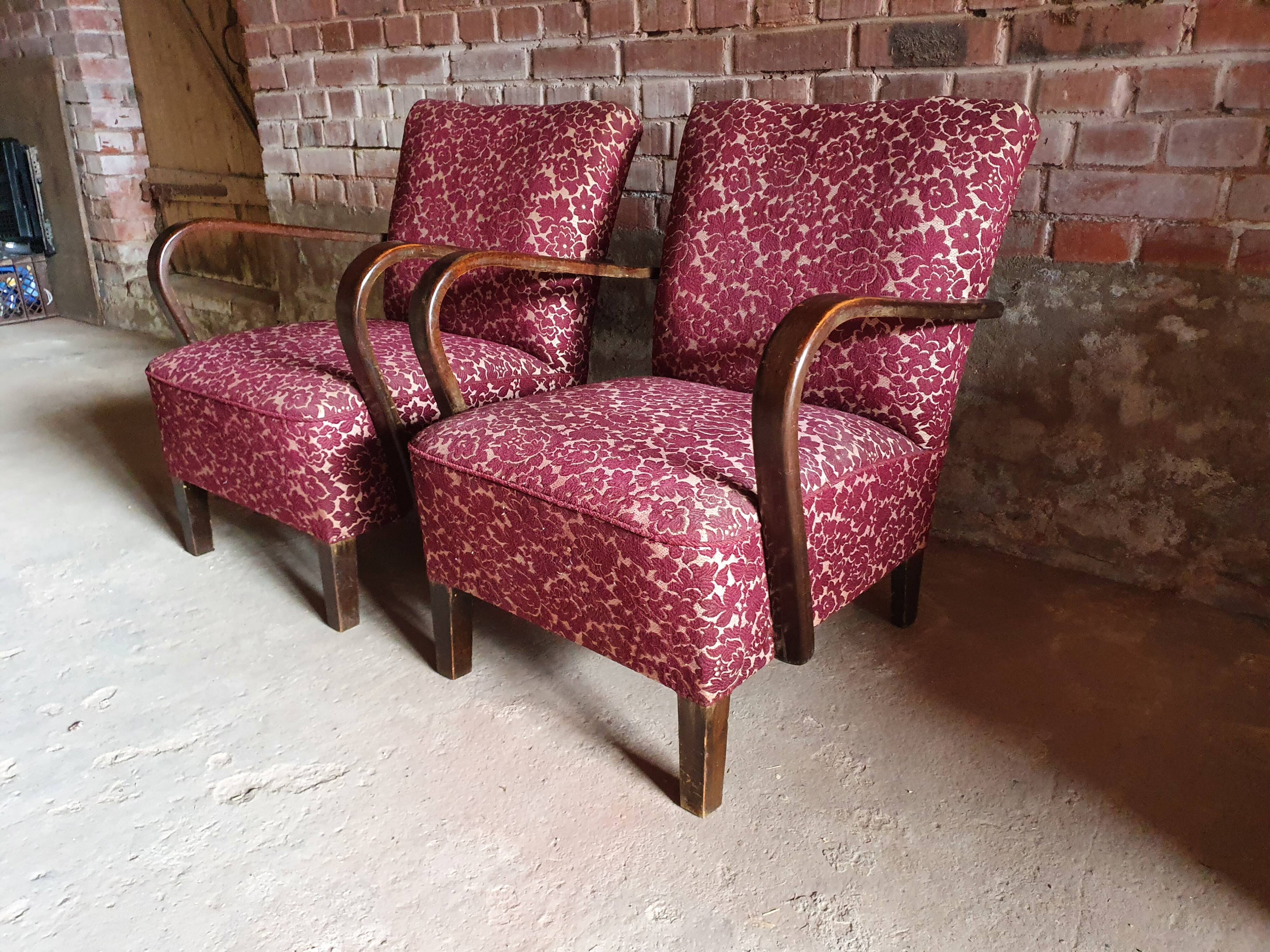 Paire de fauteuils 1950