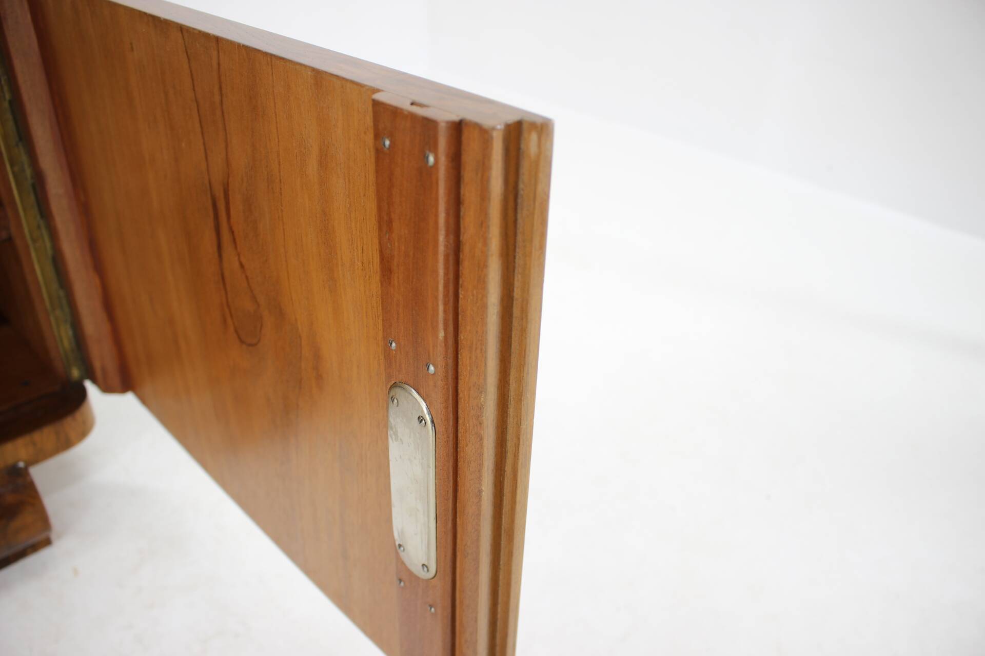 1930s Exclusive Curved Art Deco Bookcase, Czechoslovakia