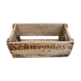 Wooden case "schweppes"