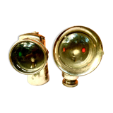 2 Acetylene Luxor and Vita carbide bike lamps