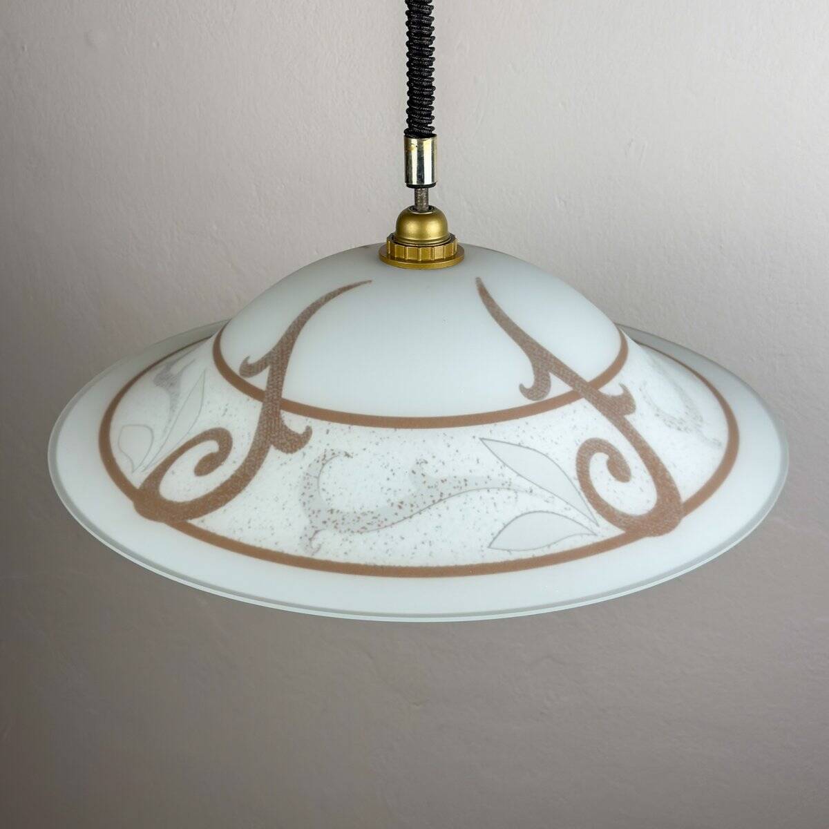 Vintage glass pendant, Italy, 1970s