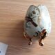 TRIPOD VASE *EGG PORCELAIN OF LIMOGES BIRD