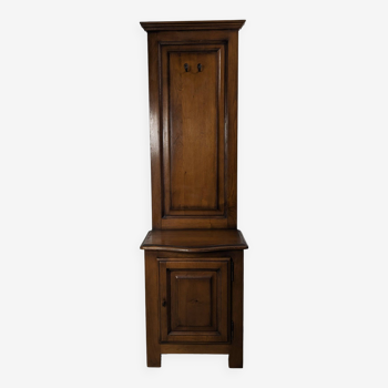 Old 19th century solid oak entrance cabinet