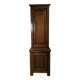 Old 19th century solid oak entrance cabinet