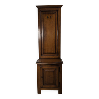 Old 19th century solid oak entrance cabinet