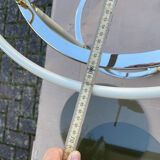 1960s glass and brass bar cart