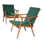 Paire de fauteuils Thonet Boomerang par Antonin Suman pour TON 1960