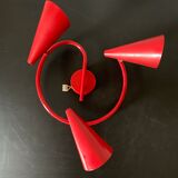 Red vintage wall lamp or ceiling lamp